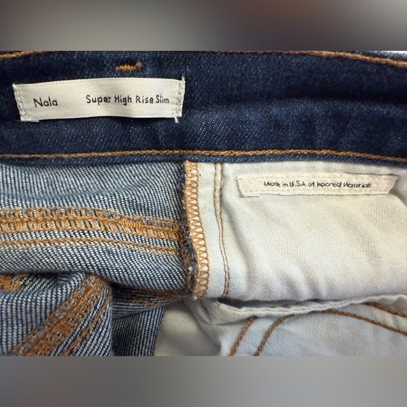 Citizens of Humanity Wilfred Nola Super High Rise Slim Dark wash Jeans Size 27 - Picture 4 of 11